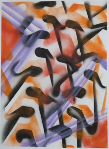 T120 aérosol sur papier Fabriano 76x57