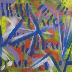 T146 aérosol sur toile 60x60