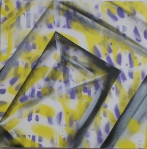 T148 aérosol sur toile 60x60